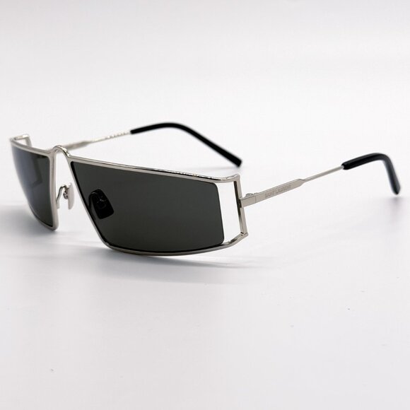 NEW SAINT LAURENT SL 606 002 SILVER SL606 002 UNISEX SUNGLASSES SAINT LAURENT - Picture 3 of 11